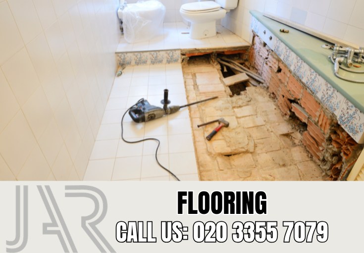Bathroom Flooring Installation by Hamptonwick Bathroom Fitters